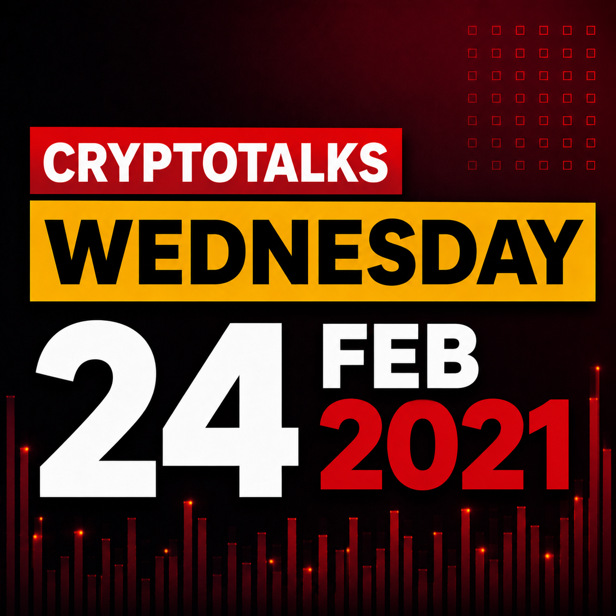 Cryptotalks Wednesday 24 Feb