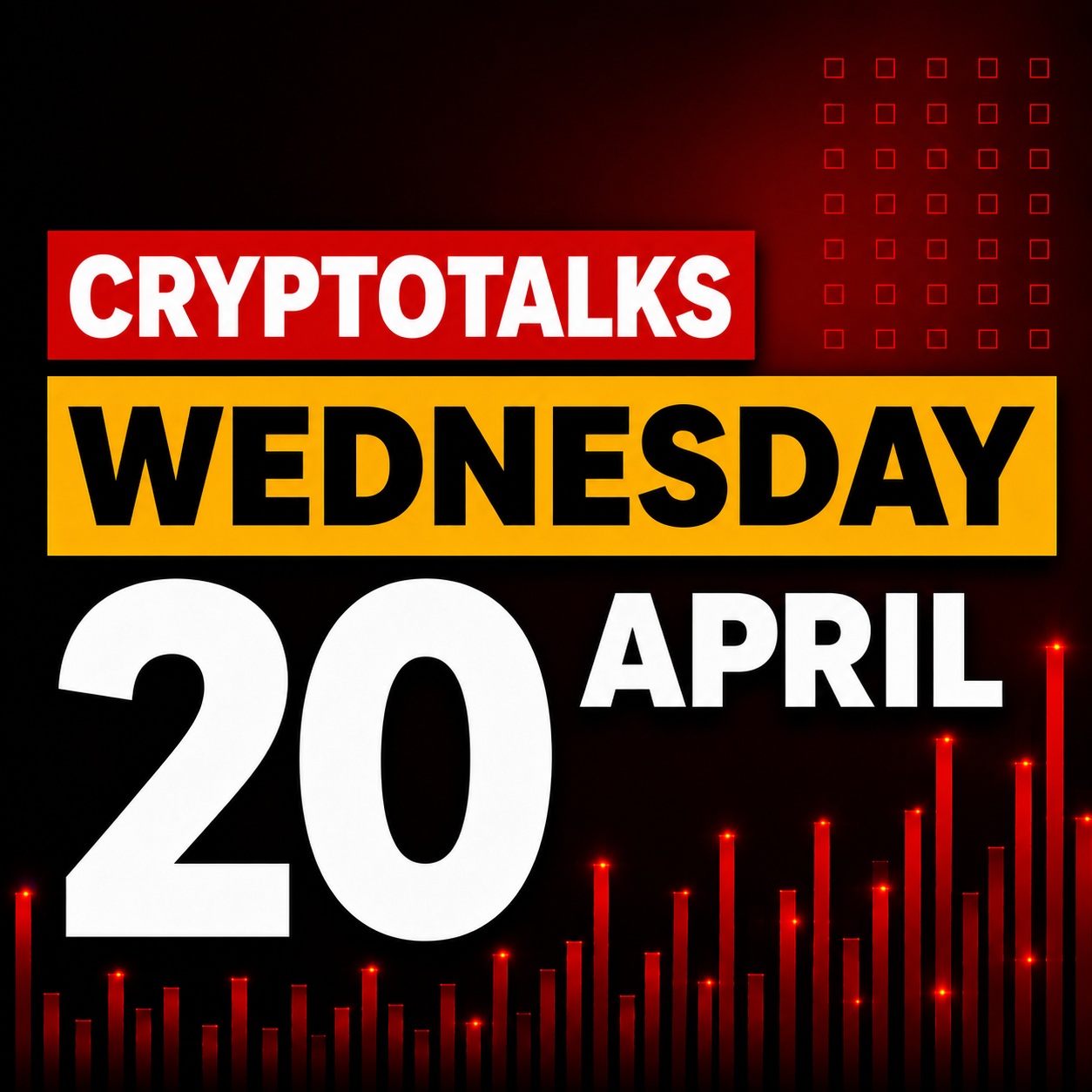 Cryptotalks Wednesday 20 April