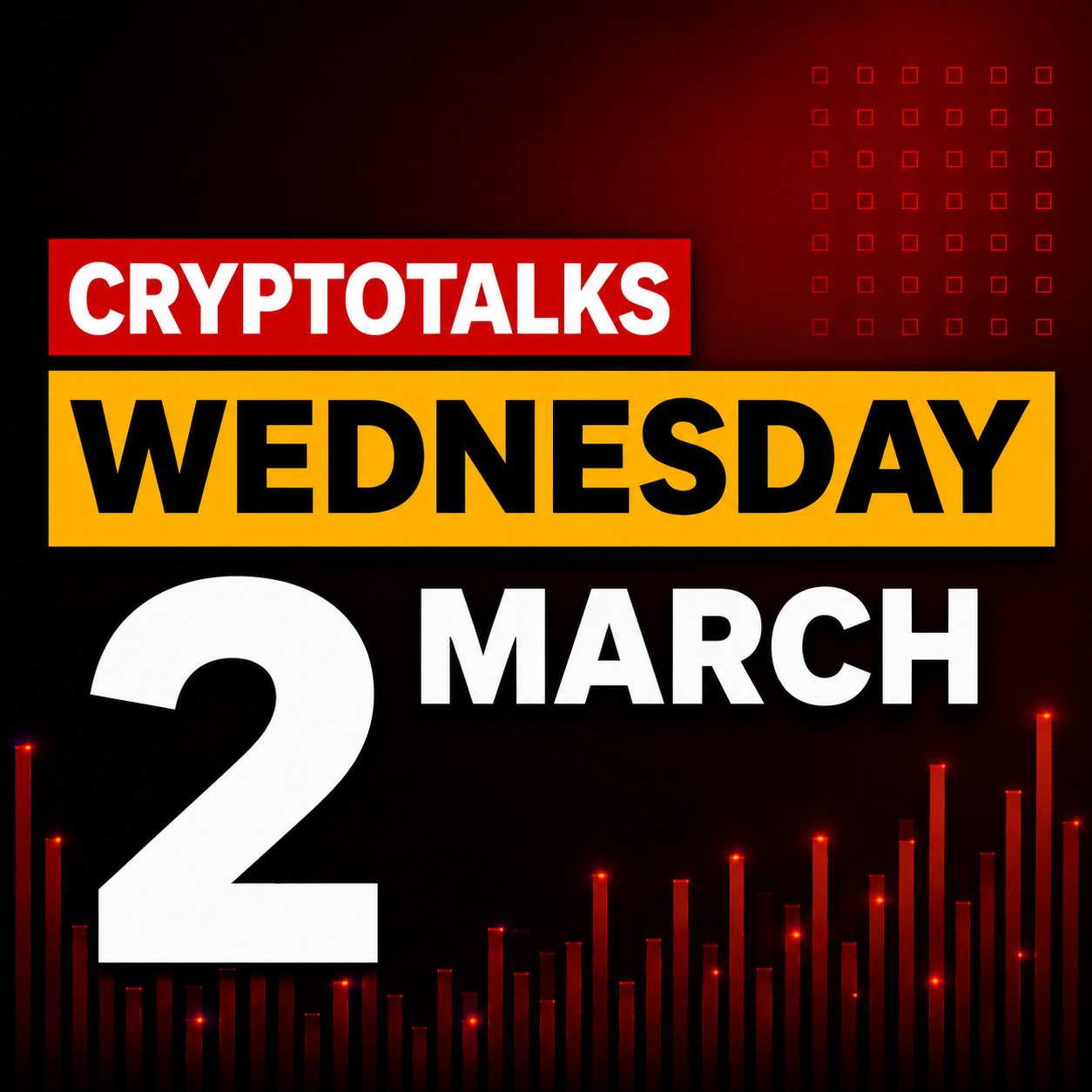 Cryptotalks Wednesday 2 March