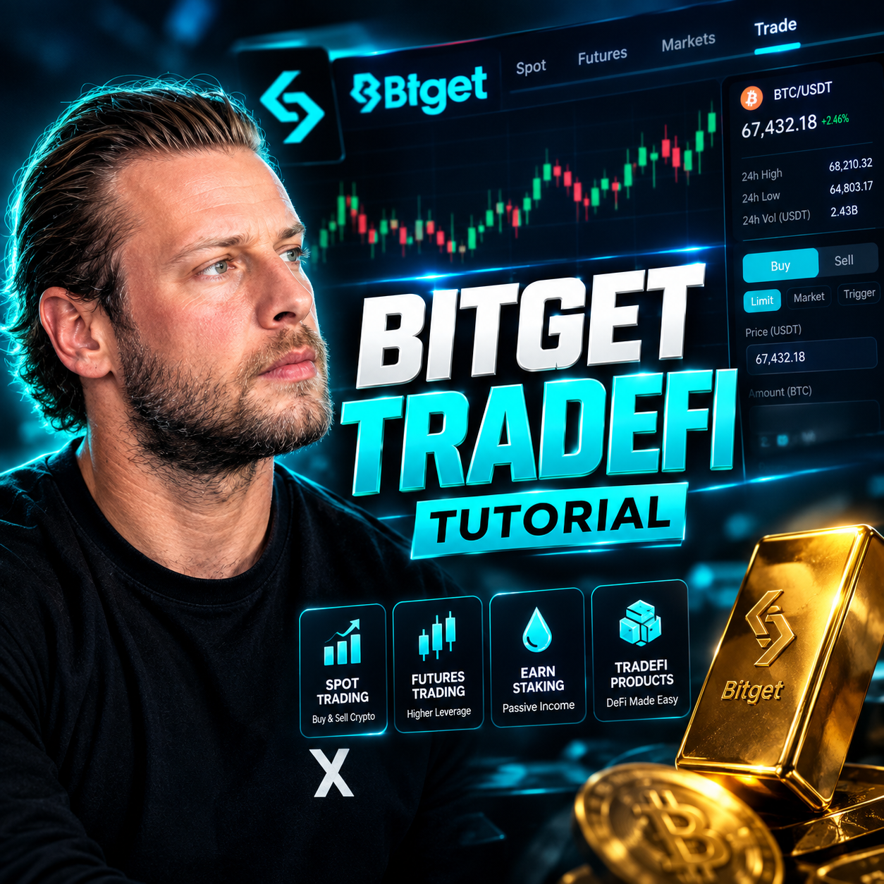     How to Trade Stocks, Gold & Indices on Bitget TradFi!