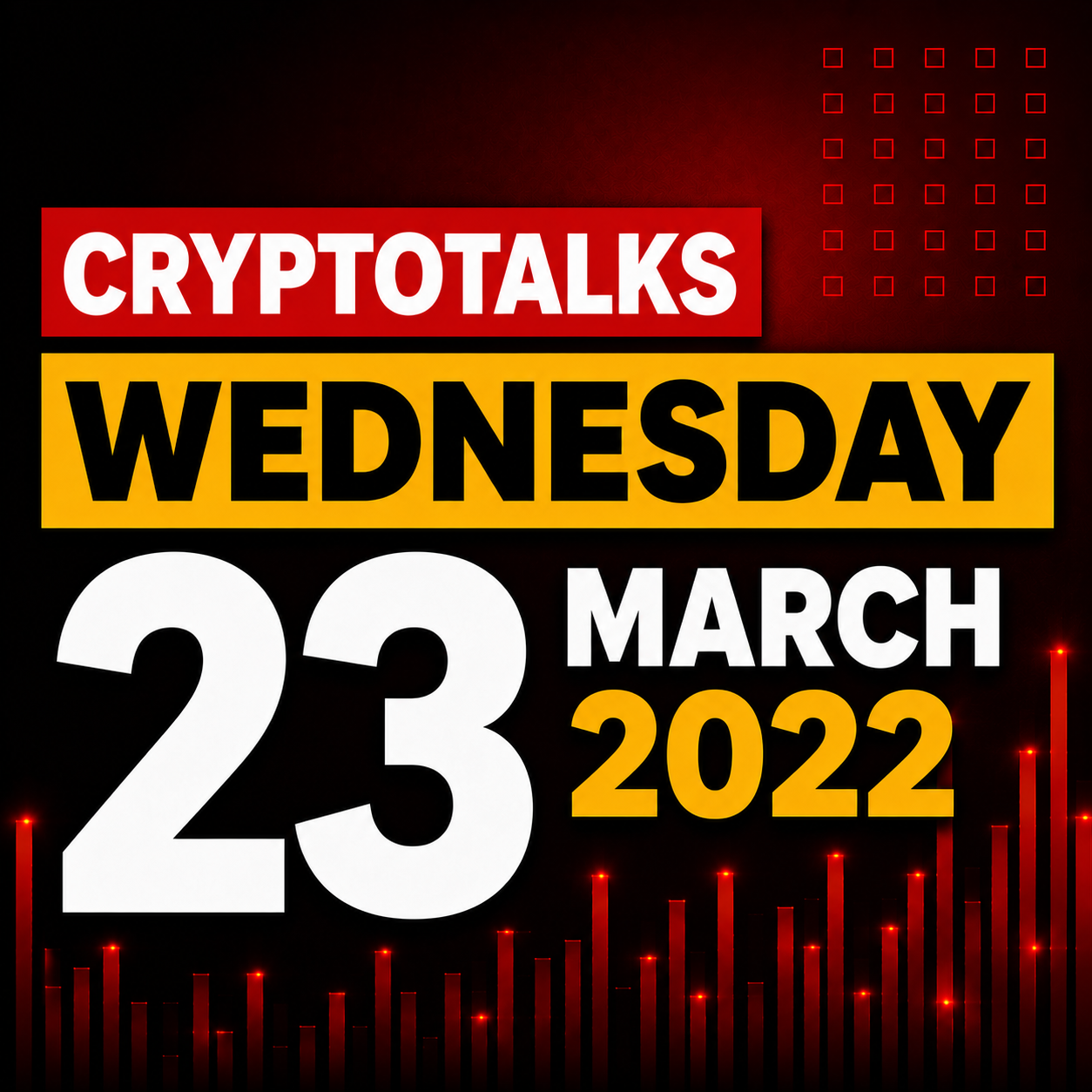Cryptotalks Wednesday 23 March 2022